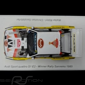 Audi Sport Quattro S1 Evo 2 n° 5 Sieger Rallye San Remo 1985 1/43 Spark S5192