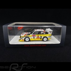 Audi Sport Quattro S1 Evo 2 n° 5 Winner Rallye San Remo 1985 1/43 Spark S5192