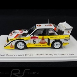 Audi Sport Quattro S1 Evo 2 n° 5 Sieger Rallye San Remo 1985 1/43 Spark S5192