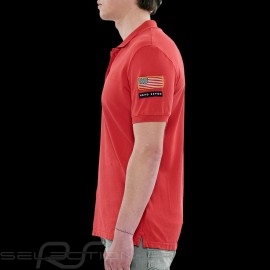 Steve McQueen Polo shirt US Star & Stripes Red - Men