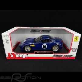 Ferrari California T n° 6 "The Sunoco" 70. Jahrestag blau 1/18 Bburago 76104