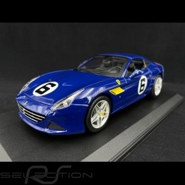 Ferrari California T n° 6 "The Sunoco" 70th anniversary blue 1/18 Bburago 76104