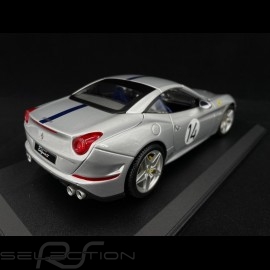 Ferrari California T n° 14 "The Hot Rod" 70th anniversary silver / blue stripe 1/18 Bburago 76103