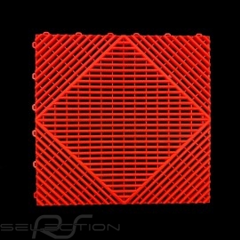 Garagenplatten Farbe Rot RAL3020 - 15 Jahre Garantie - Satz mit 6 Platten von 40 x 40 cm