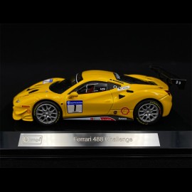 Ferrari 488 Challenge N° 1 2017 Gelb 1/43 Bburago 36306