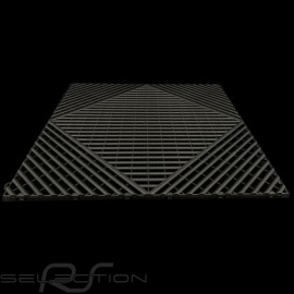 Garage floor tiles Black RAL9004 Quality-Price - 15 years warranty - Set of 6 tiles of 40 x 40 cm