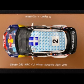 Citroën DS3 WRC n° 2 Sieger Acropolis Rally 2011 1/43 Spark S3310