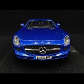 Mercedes-Benz SLS AMG Gullwing Blue 1/18 Maisto M36196