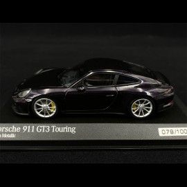 Porsche 911 GT3 Touring Type 991 2017 Viola Metallic 1/43 Minichamps 413067424 - Selten