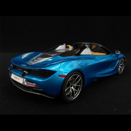 McLaren 720S Spider 2018 Belize Blue Metallic 1/18 GT Spirit GT304 - Limited Edition
