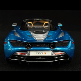 McLaren 720S Spider 2018 Belize Blue Metallic 1/18 GT Spirit GT304 - Limited Edition