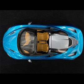 McLaren 720S Spider 2018 Belize Blue Metallic 1/18 GT Spirit GT304 - Limited Edition