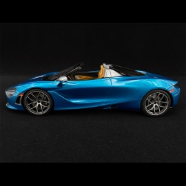 McLaren 720S Spider 2018 Belize Blue Metallic 1/18 GT Spirit GT304 - Limited Edition