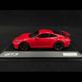 Porsche 911 GT3 type 992 2021 Guards red 1/43 Minichamps WAP0201510M006