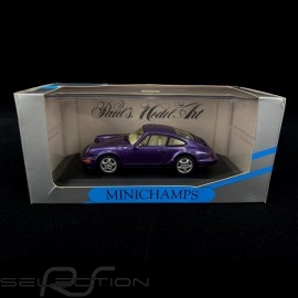 Porsche 911 Carrera 2/4 type 964 1992 metallic purple 1/43 Minichamps MIN062122