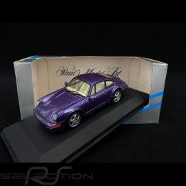 Porsche 911 Carrera 2/4 type 964 1992 metallisch Violett 1/43 Minichamps MIN062122