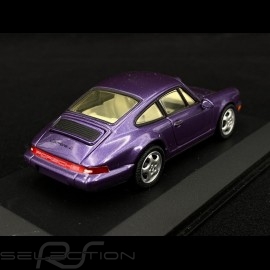 Porsche 911 Carrera 2/4 type 964 1992 metallic purple 1/43 Minichamps MIN062122