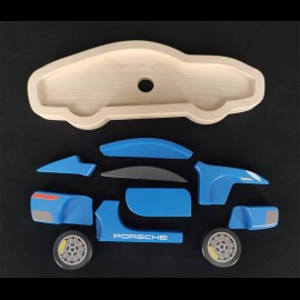Wooden Puzzle 10 pieces Porsche 911 Type 992 Electric Blue WAP0400040MSTP