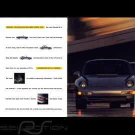 Porsche Brochure Porsche USA Range 1995 Leaflet in english