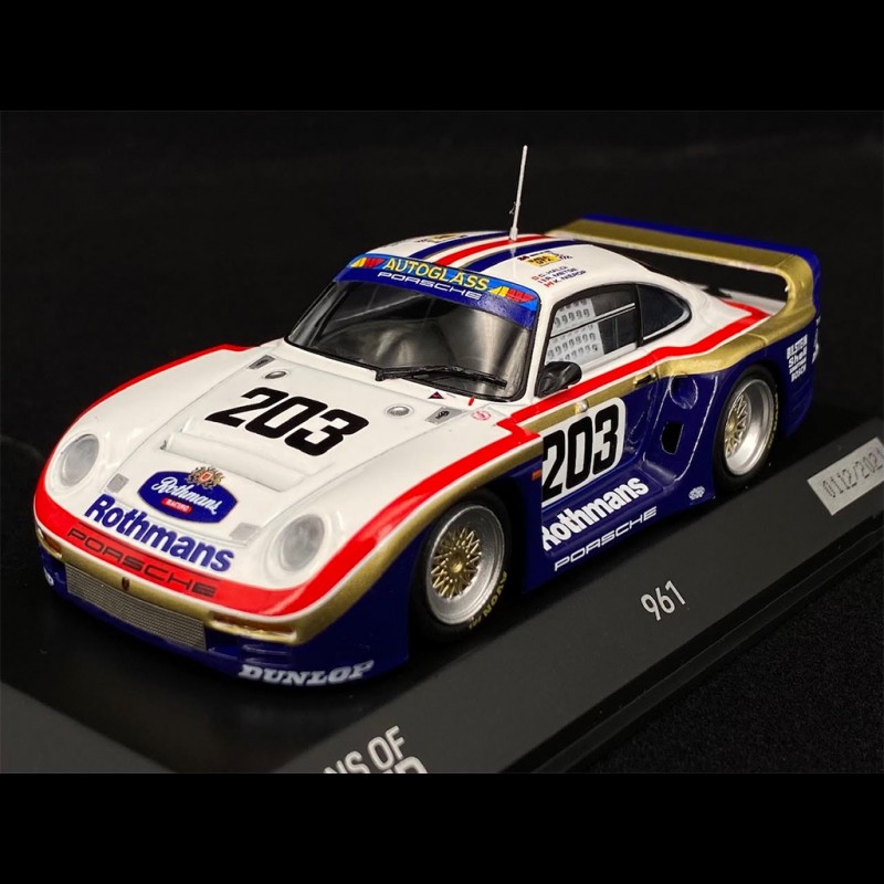 Porsche 961 Rothmans n° 203 24h Le Mans 1987 1/43 Spark WAP0209610MKED -  Elfershop