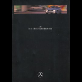 Broschüre Mercedes-Benz AMG " Mehr Emotionen Pro Kilometer " 08/1995 in deutsch AG004015-01