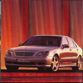 Mercedes Broschüre Mercedes - Benz S 63 AMG 06/2001 in englisch AGZZ4022-02