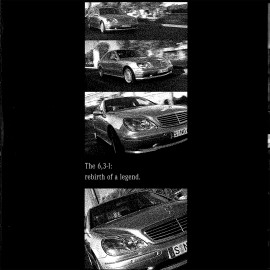 Brochure Mercedes - Benz S 63 AMG 06/2001 in english AGZZ4022-02