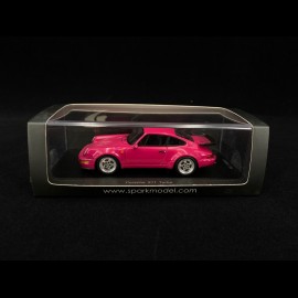 Porsche 911 type 964 Turbo 'sternrubin' Fuchsia purplerot 1/43 Spark CA04313002