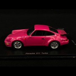 Porsche 911 type 964 Turbo 'sternrubin' Fuchsia purplerot 1/43 Spark CA04313002