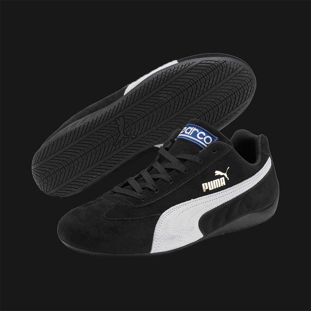 Sparco Shoes Puma Sport Speedcat Sneaker Black / White 307171