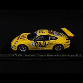 Porsche 911 GT3 Cup n° 2 Sieger Carrera Cup Scandinavia 2018 1/43 Spark S8501