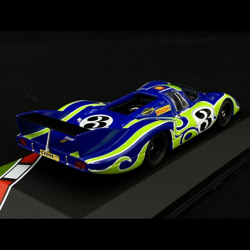 Miniature Porsche 917 LH N°3 - 24h Du Mans 1970 - Minichamps 1/43 En Résine