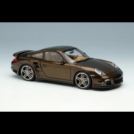 Porsche 911 Turbo Typ 997 2006 Macadamiabraun Metallic 1/43 Make Up Vision VM190E