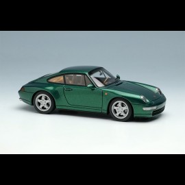 Porsche 911 Carrera 4 Typ 993 1995 Dunkelgrün Metallic 1/43 Make Up Vision VM145D