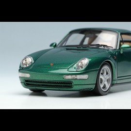 Porsche 911 Carrera 4 Typ 993 1995 Dunkelgrün Metallic 1/43 Make Up Vision VM145D