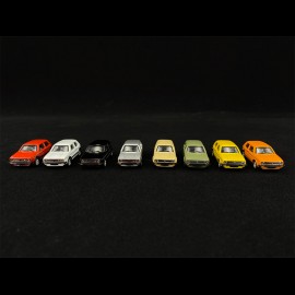 Set 4 Volkswagen Golf - 4 Volkswagen Golf GTI 1976 Multiple Colors 1/87 Schuco 452660300