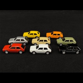 Set 4 Volkswagen Golf - 4 Volkswagen Golf GTI 1976 Multiple Colors 1/87 Schuco 452660300