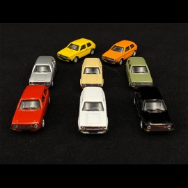 Set 4 Volkswagen Golf - 4 Volkswagen Golf GTI 1976 Multiple Colors 1/87 Schuco 452660300