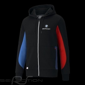 BMW M Motorsport Jacket by Puma Softshell Sweatshirt Hoodie Black / Blue / Red - Men