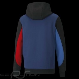BMW M Motorsport Jacket by Puma Softshell Sweatshirt Hoodie Black / Blue / Red - Men