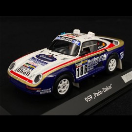 Porsche 959 n° 186 Sieger Rallye Paris - Dakar 1986 Rothmans 1/43 Spark WAP0209590NRLL