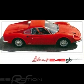 Ferrari Broschüre Dino 246 GT 1969 in Italien Englisch Französisch ﻿N29/69