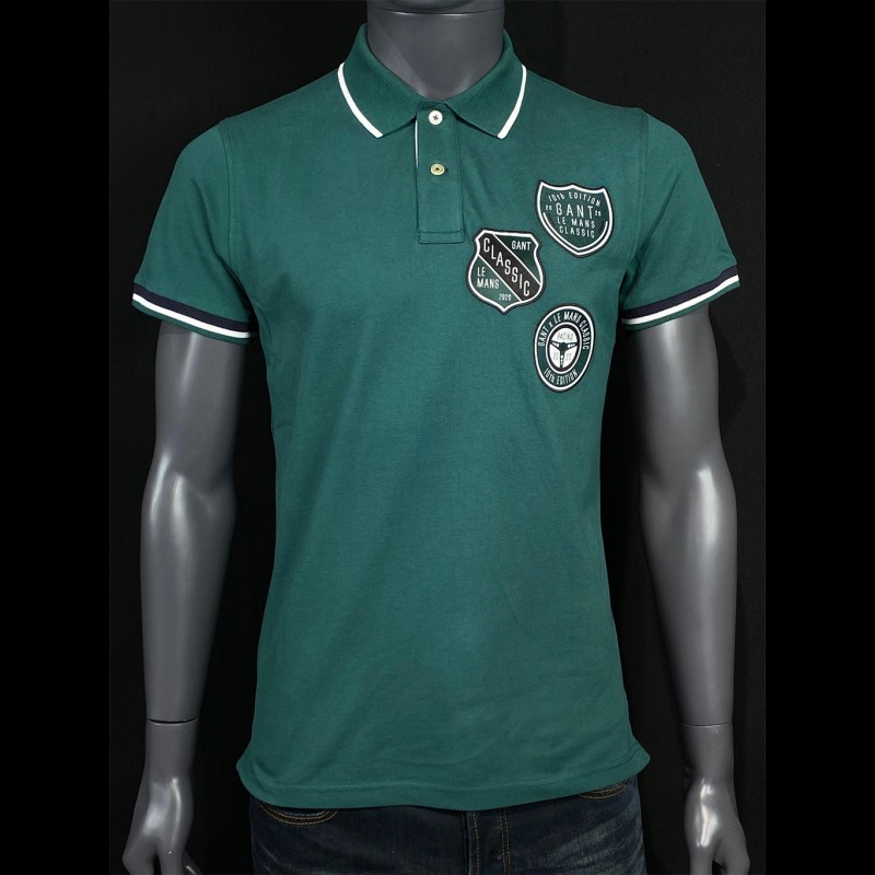 Poloshirt Gant Le Mans Classic 2020 Ozeangrün 2052035-339 - herren