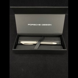 Porsche Design Tec Flex Edelstahl / schwarz Füllfederhalter Goldfeder Breite F