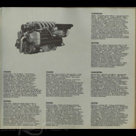 Ferrari Brochure BB 512 i 1981-1983 in Italian English French German ﻿﻿N221/81