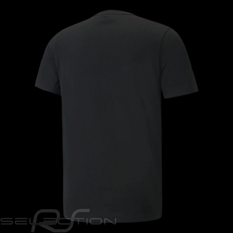 SCUDERIA FERRARI OFFICIAL NECK T-SHIRT. BLACK COLOR