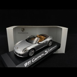 Porsche 991 Carrera S Cabrilet 2015 phase 2 silber 1/43 Herpa WAP0201260G