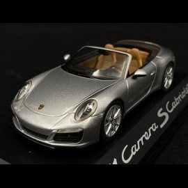 Porsche 991 Carrera S Cabrilet 2015 phase 2 silber 1/43 Herpa WAP0201260G