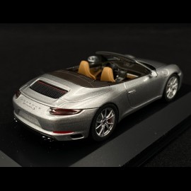 Porsche 991 Carrera S Cabrilet 2015 phase 2 silber 1/43 Herpa WAP0201260G