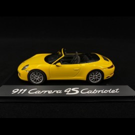 Porsche 991 Carrera 4S Cabriolet phase 2 racinggelb 2016 1/43 Herpa WAP0201090G